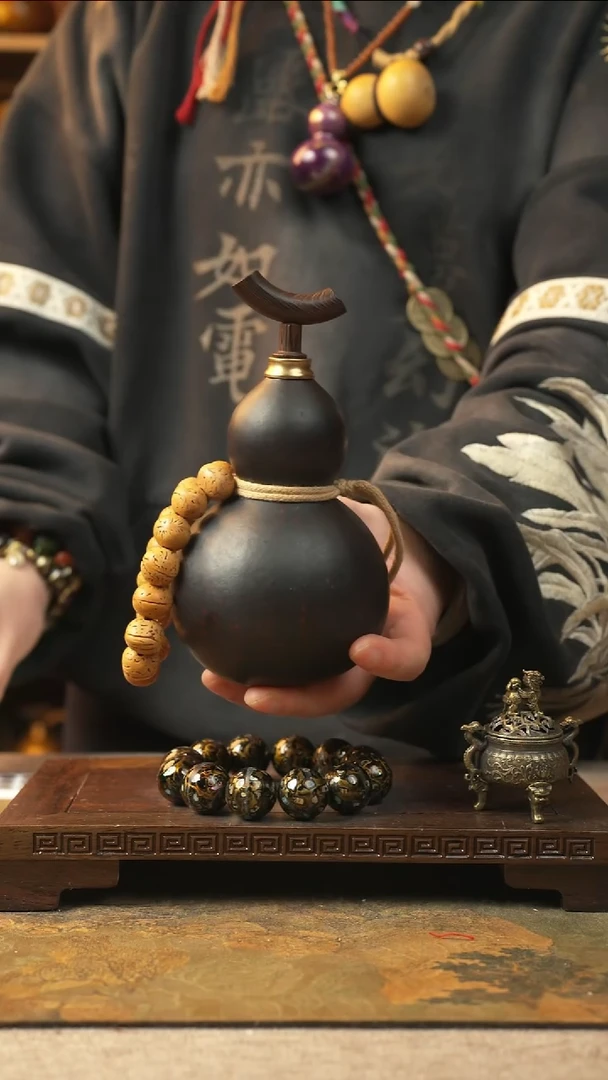 267大漆一物一拍记葫堂出品【不带手串】
