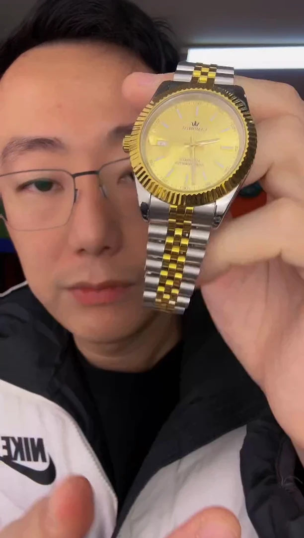 金属全自动机械手表7