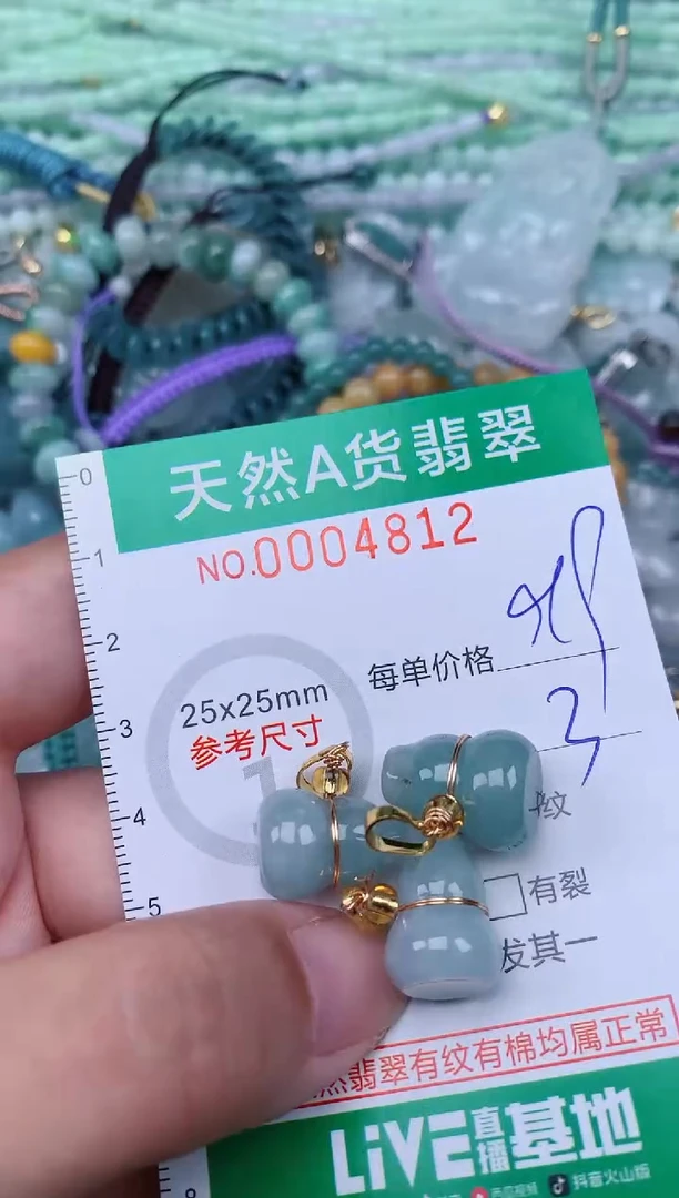 翡翠未镶嵌颈饰.0004812