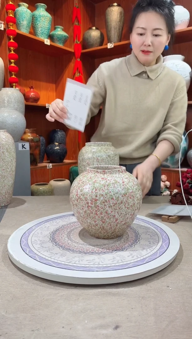 【闪购商品】瓶绿野仙踪 小号 精品陶瓷花瓶 无花