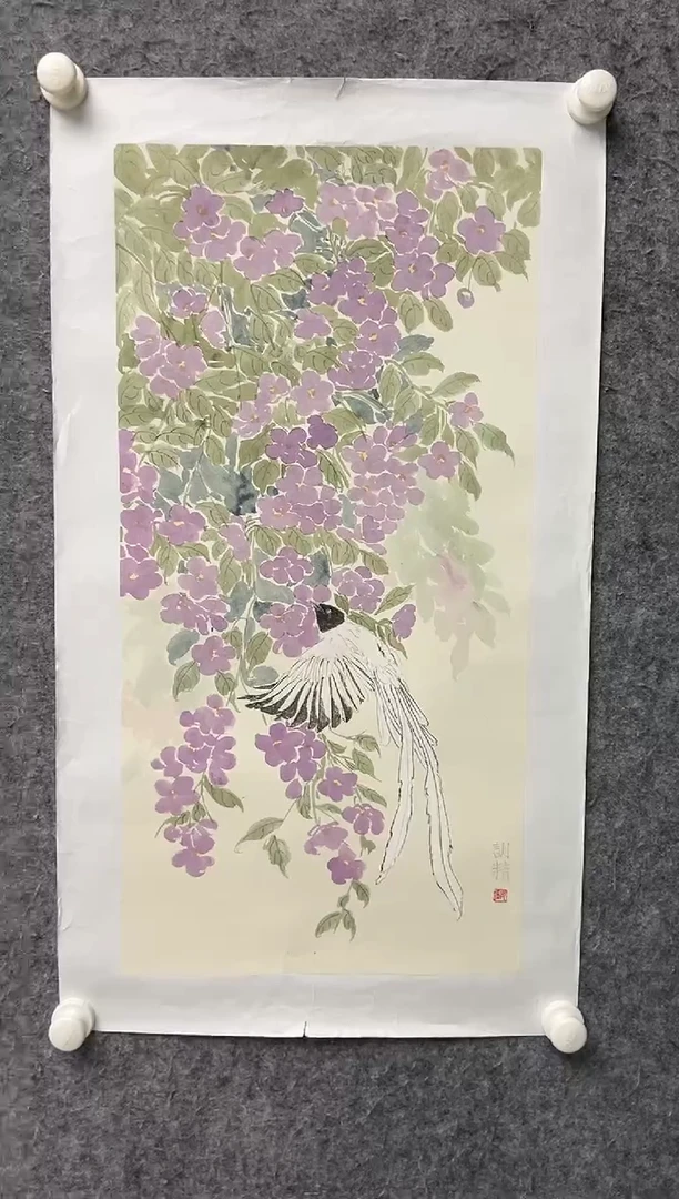 国画邹训精-2平尺-国画作品-GGyz