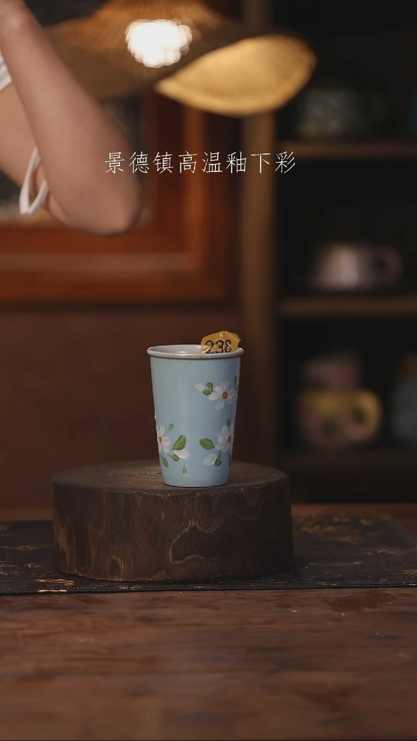 陶瓷景德镇高温釉下手绘陶瓷238
