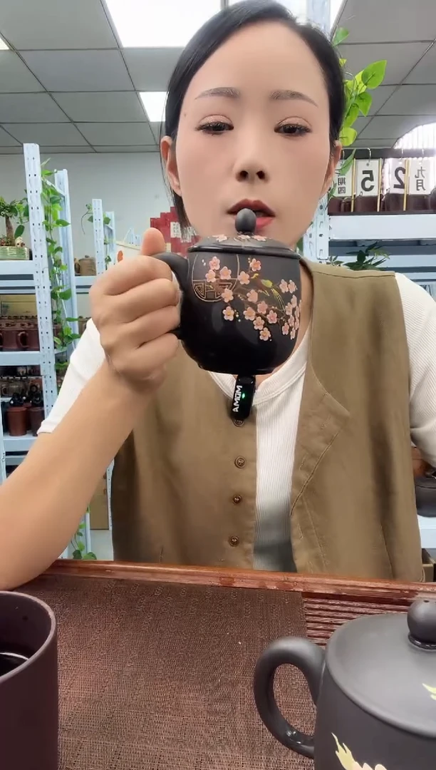 宜兴原矿紫砂全手工盖杯