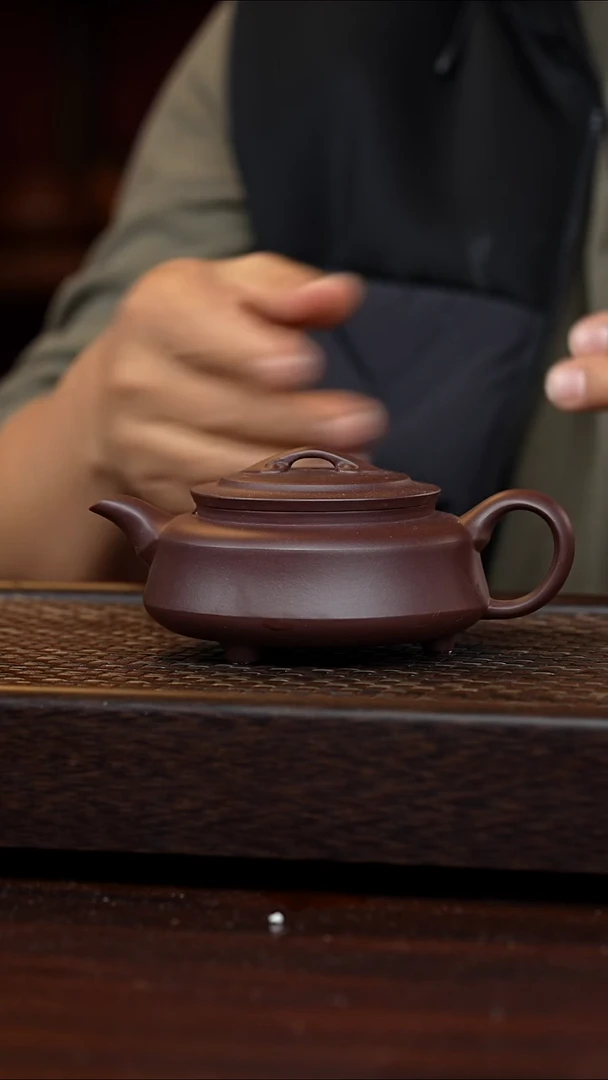 茶壶紫砂丹壶溢香紫砂壶微瑕270cc