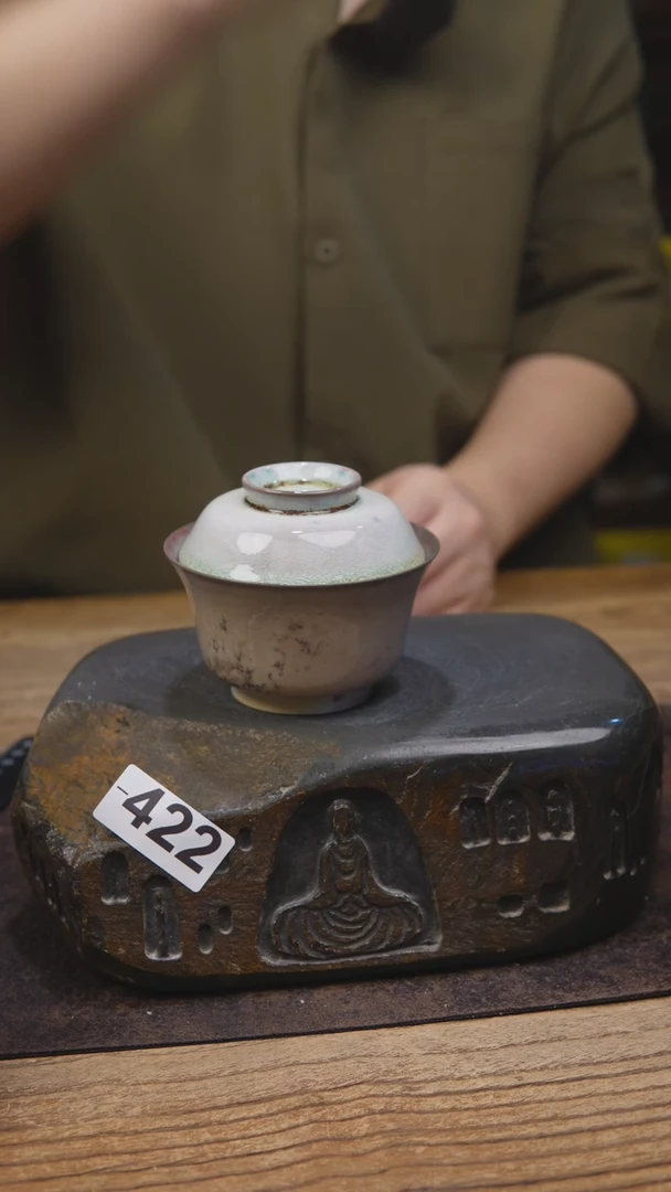 苏打柴烧盖碗422