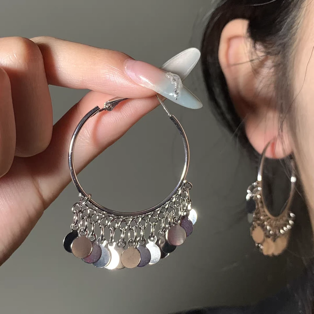 铜合金耳饰 气质轻奢百搭简约优雅精致网红设计师耳环F3100