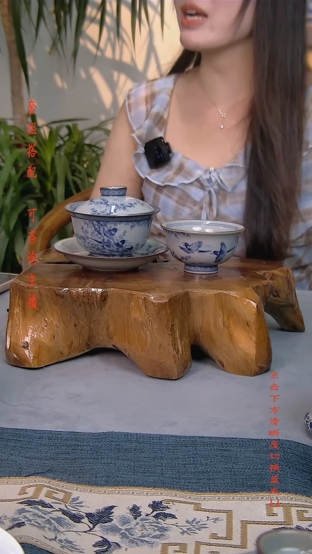 简装家用款2件套 老陶泥开片纹陶瓷茶具