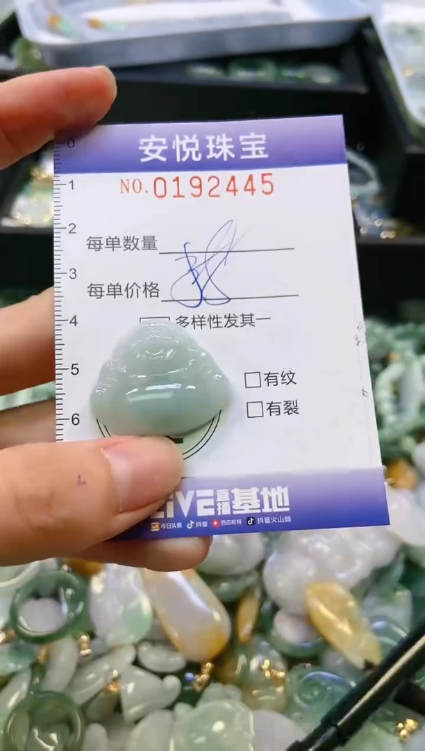 翡翠未镶嵌颈饰闪购0192445