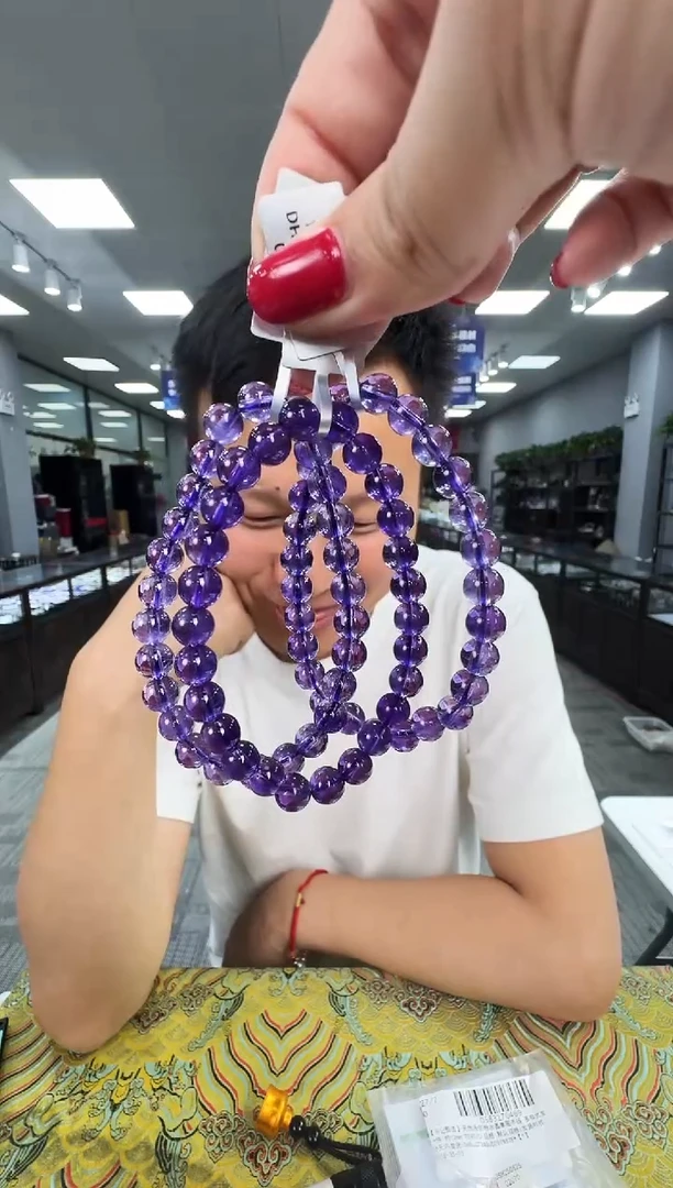 水晶手链未镶嵌6303CK 约7mm多样式发一件