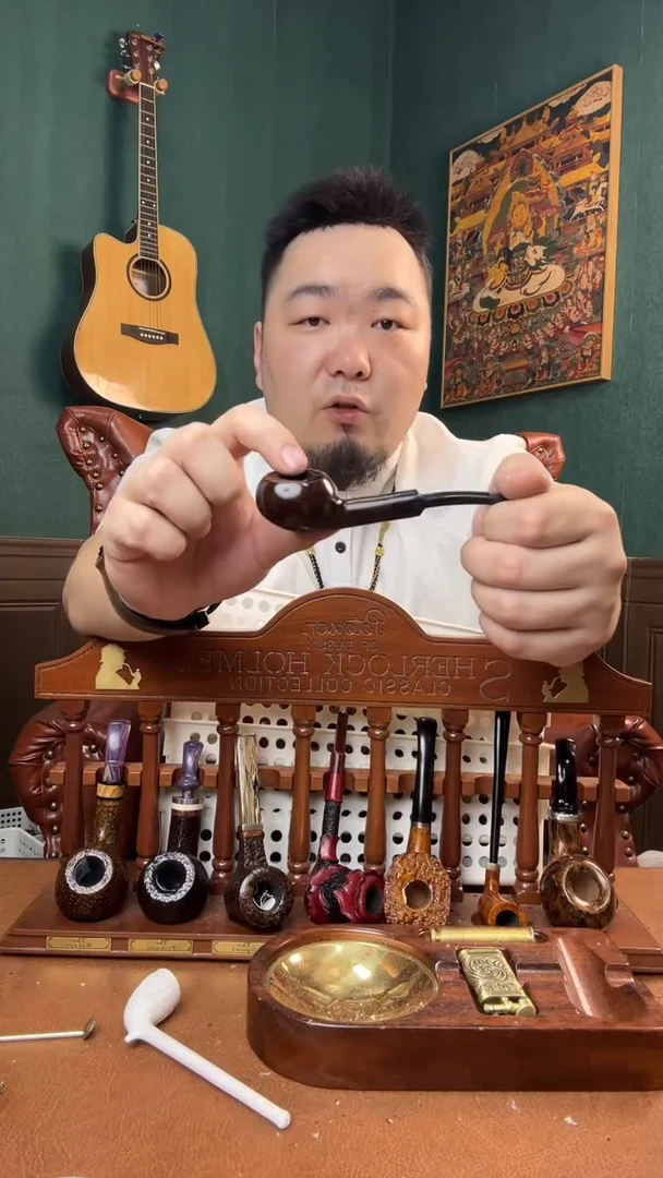 石楠木木雕款意大利进口石楠木烟斗