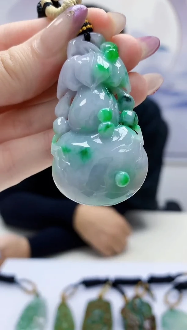 定制翡翠未镶嵌4898jw-毛货挂件11