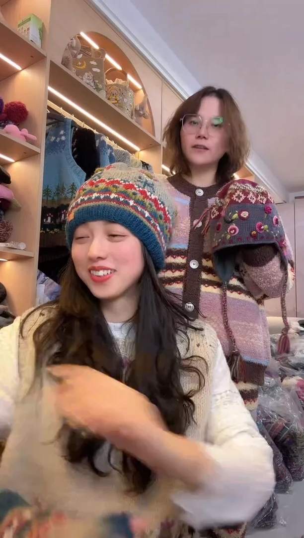 羊毛百羊毛彼岸花冷帽