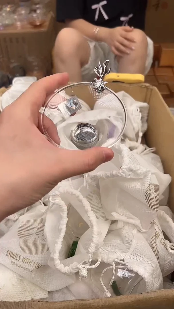 @@禾器晶彩银鱼茶漏