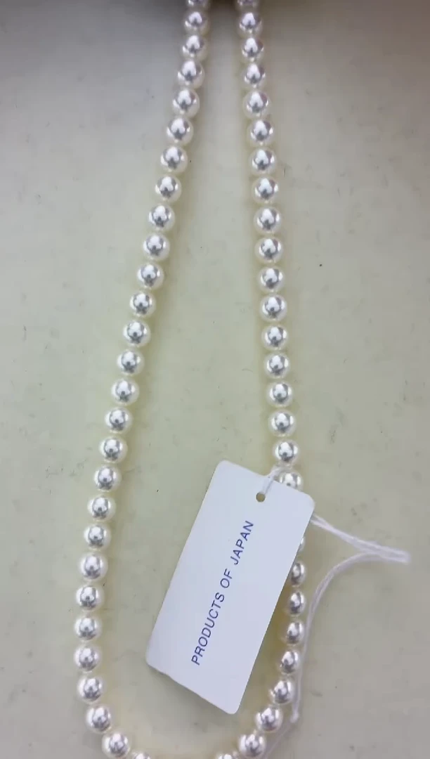 颈饰未镶嵌海水珍珠无调rose p6-6.5满珠链