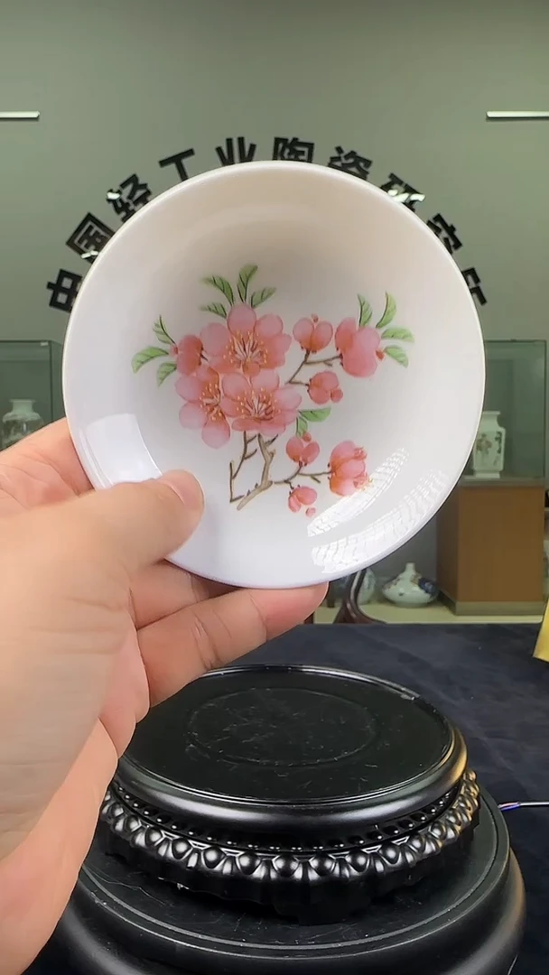 碟水点桃花三寸蘸碟