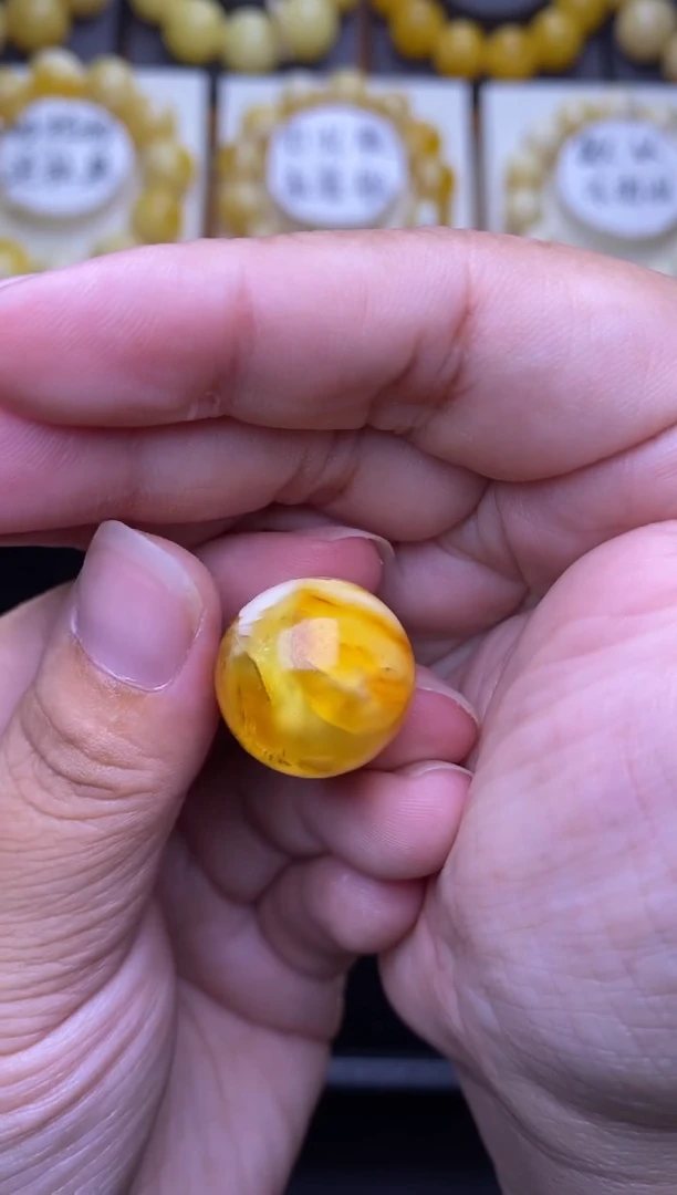 裸石琥珀未镶嵌大小姐珠宝严选66 18mm