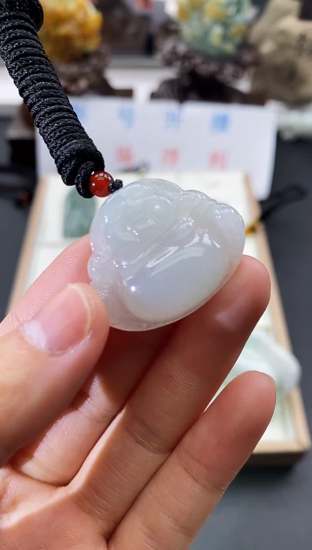 颈饰未镶嵌翡翠天然缅甸A货翡翠