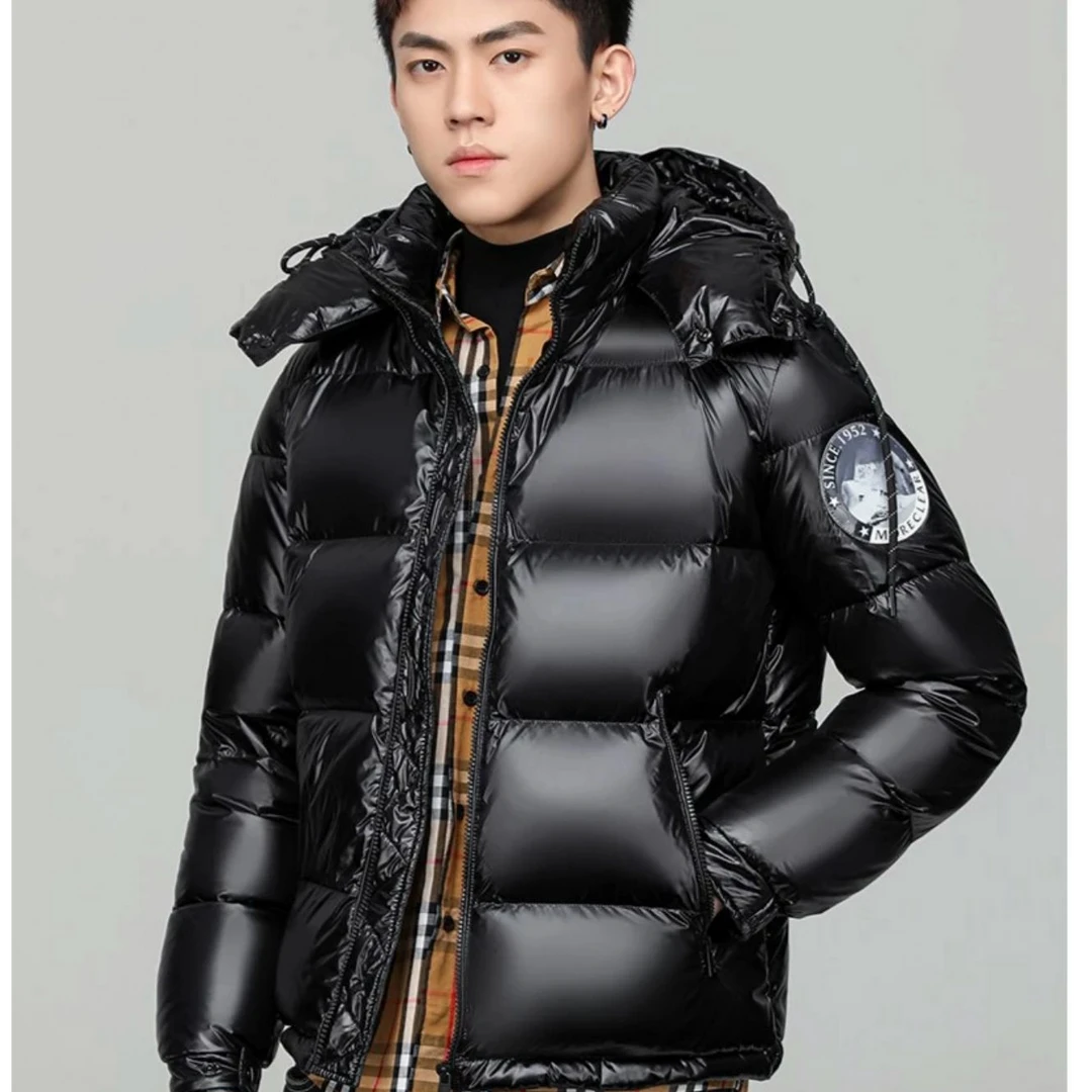 蒙口家玛雅 高品质90白鸭绒加厚羽绒服男