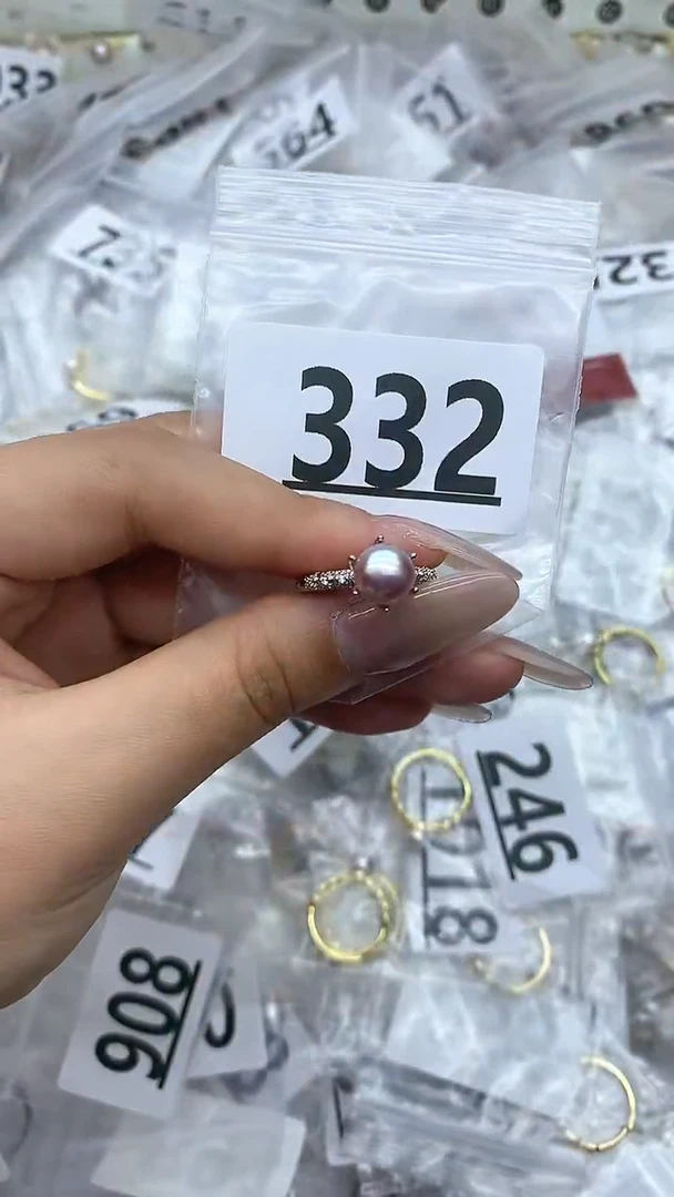 合金珠宝奇石淡水珍珠332