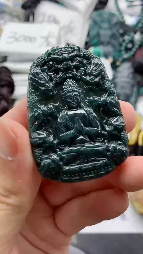 翡翠未镶嵌颈饰888