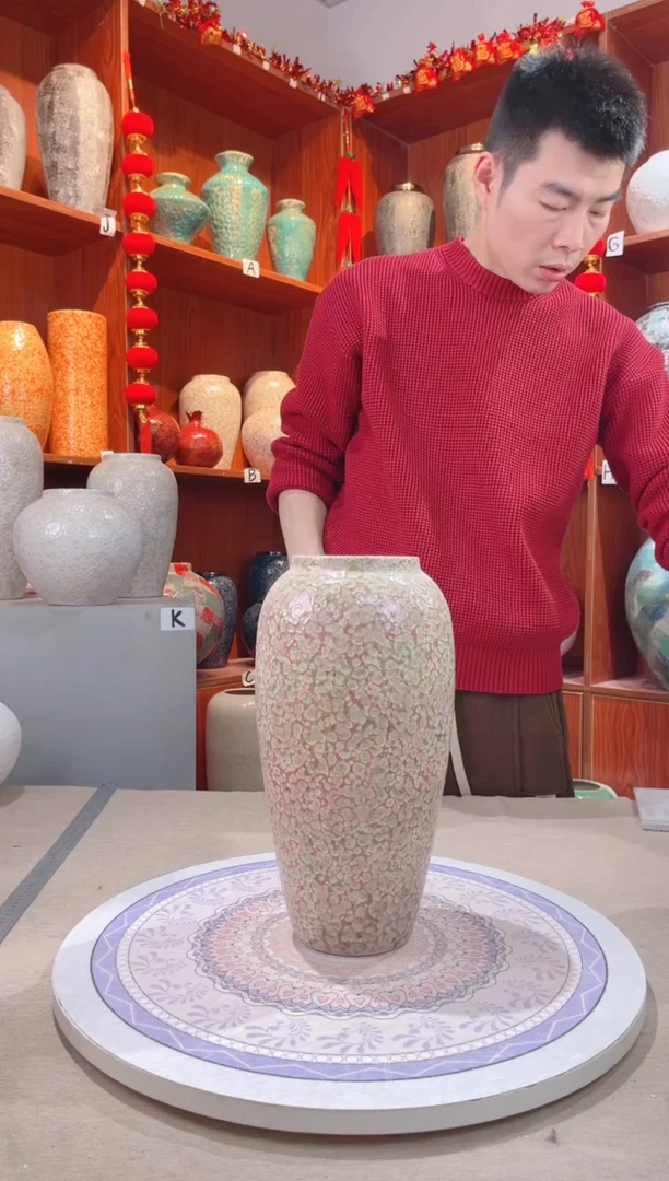 【闪购商品】瓶陶瓷花瓶 无花 微瑕a796