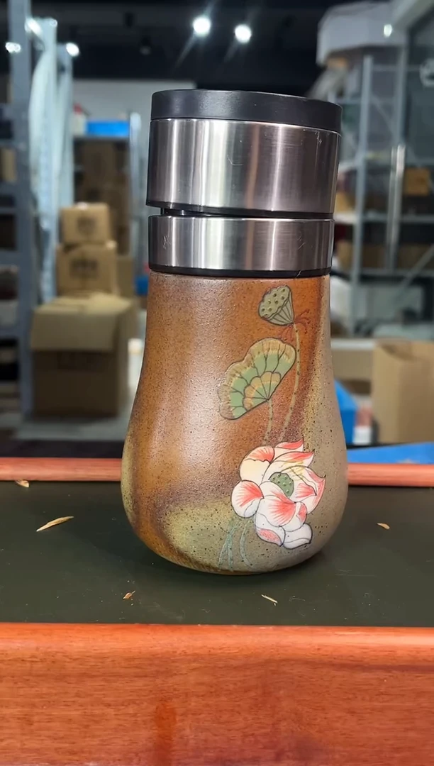 宜兴紫砂 紫砂茶壶  保温杯