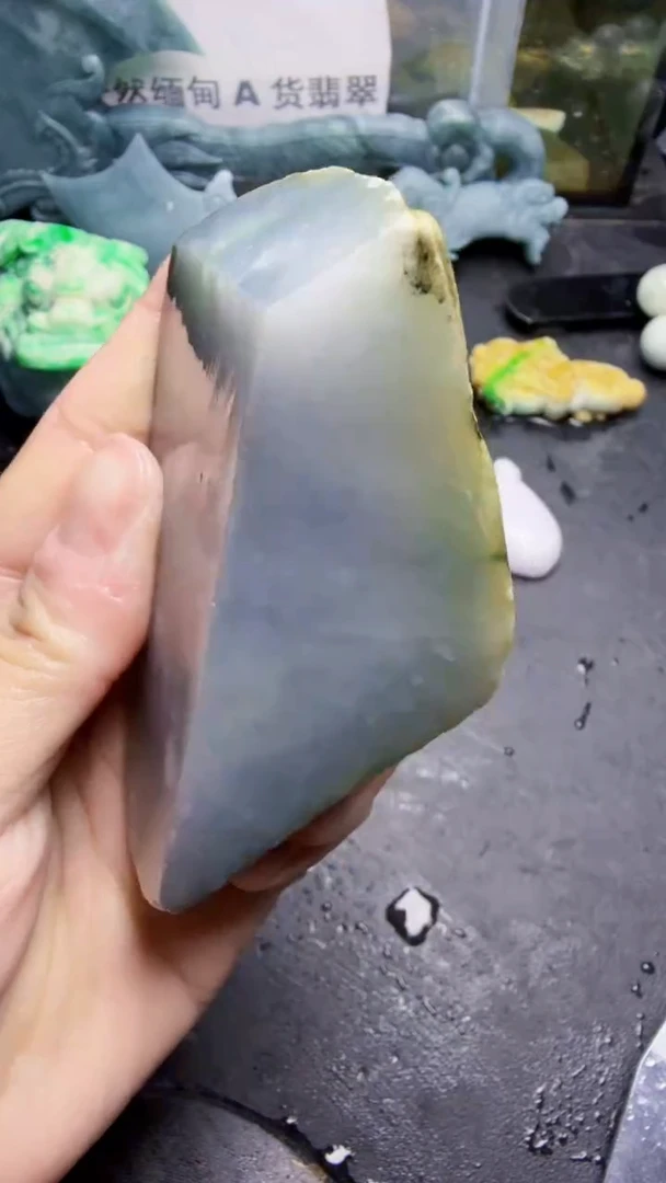 未镶嵌挂件翡翠认****，天然翡翠049