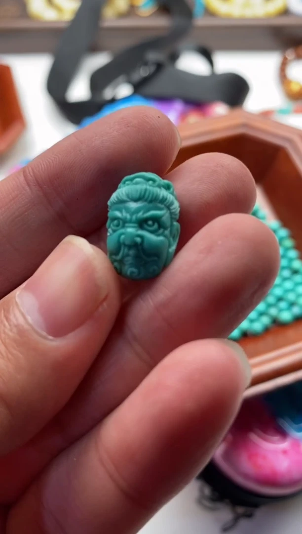 未镶嵌绿松石吊坠(不含链)绿松石雕刻吊坠