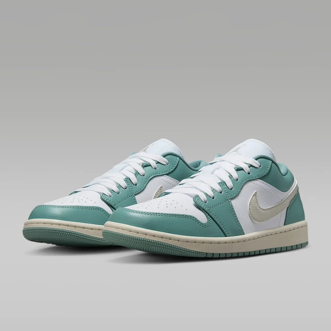NIKE/耐克(官方正品)情侣款乔丹白绿AJ1休闲潮流板鞋DC0774138
