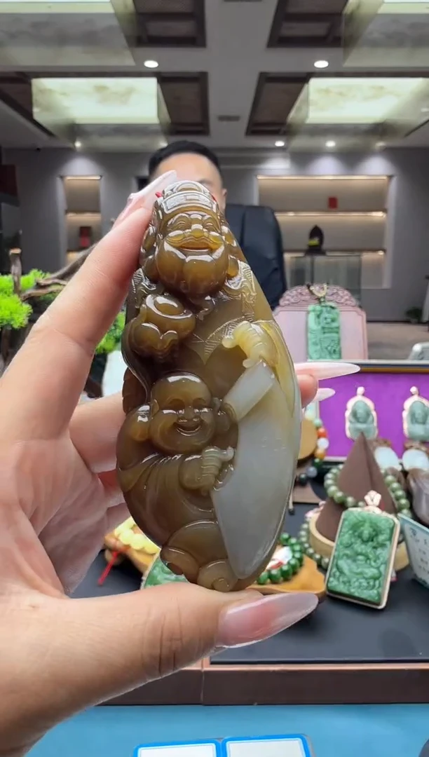 未镶嵌和田玉把件qmtb