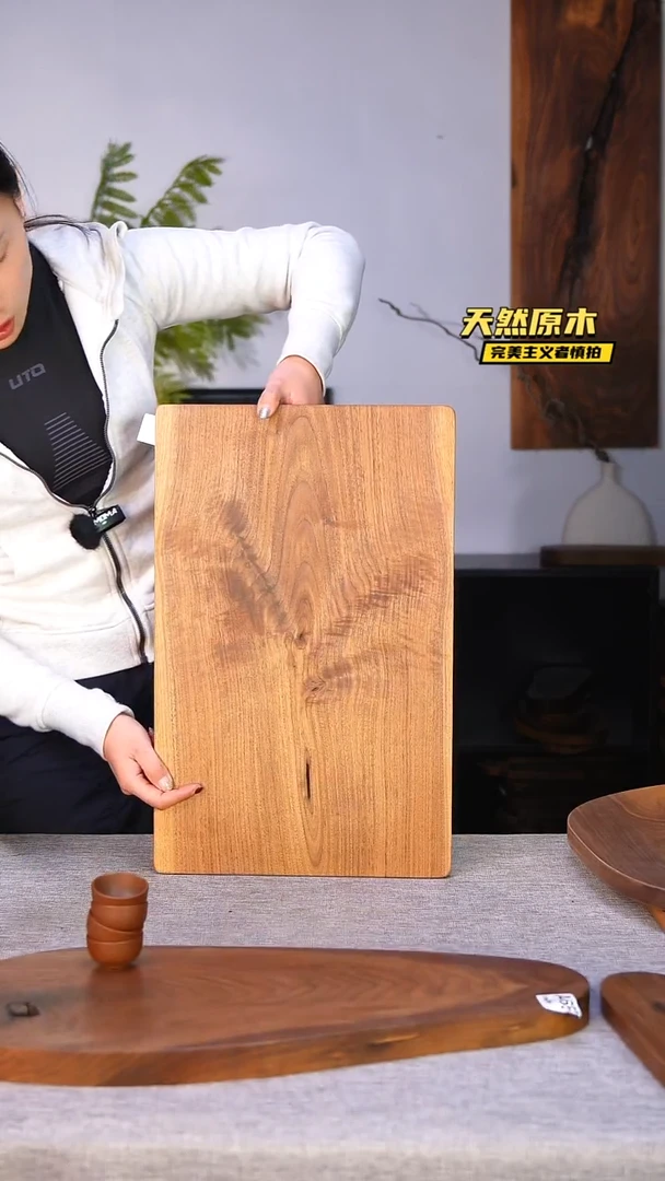 木北美黑胡桃原木.干裂疤结不属于商品质量问题完美主义者慎拍