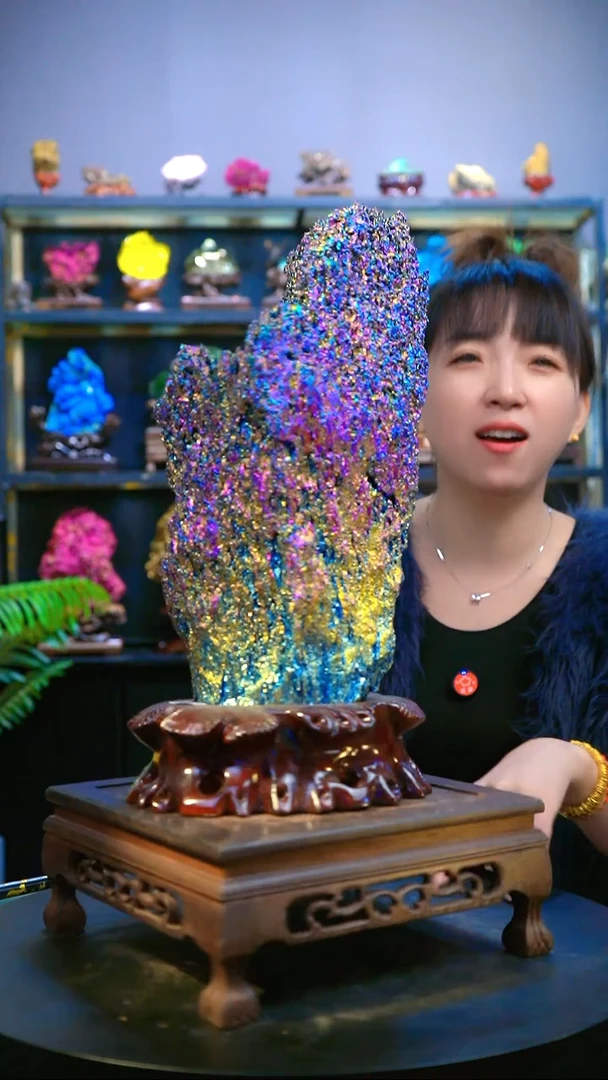 石材精品矿物晶体摆件