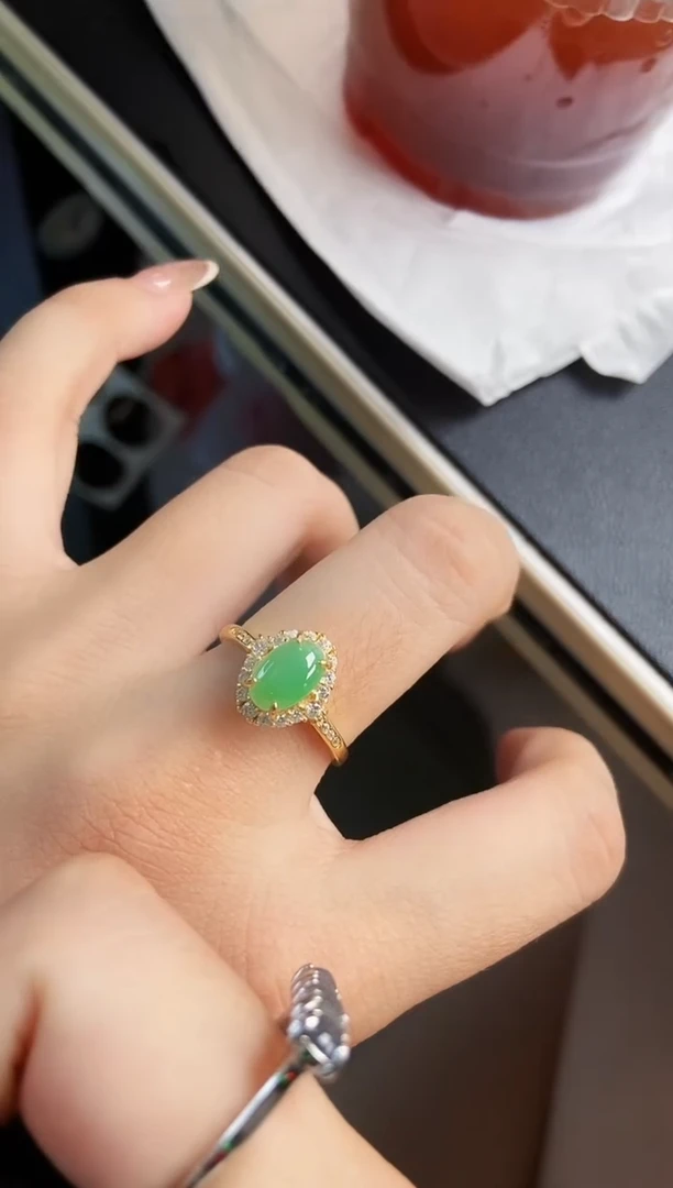 银S925镶嵌戒指翡翠02