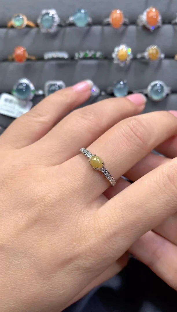 未镶嵌戒指翡翠天然A货翡翠