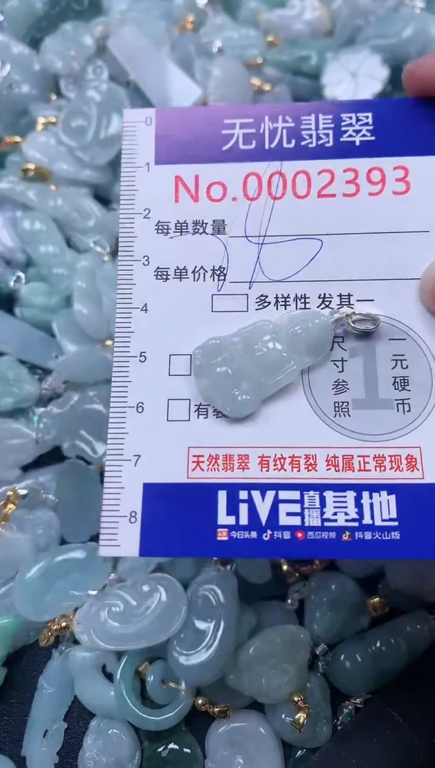 颈饰未镶嵌翡翠2393