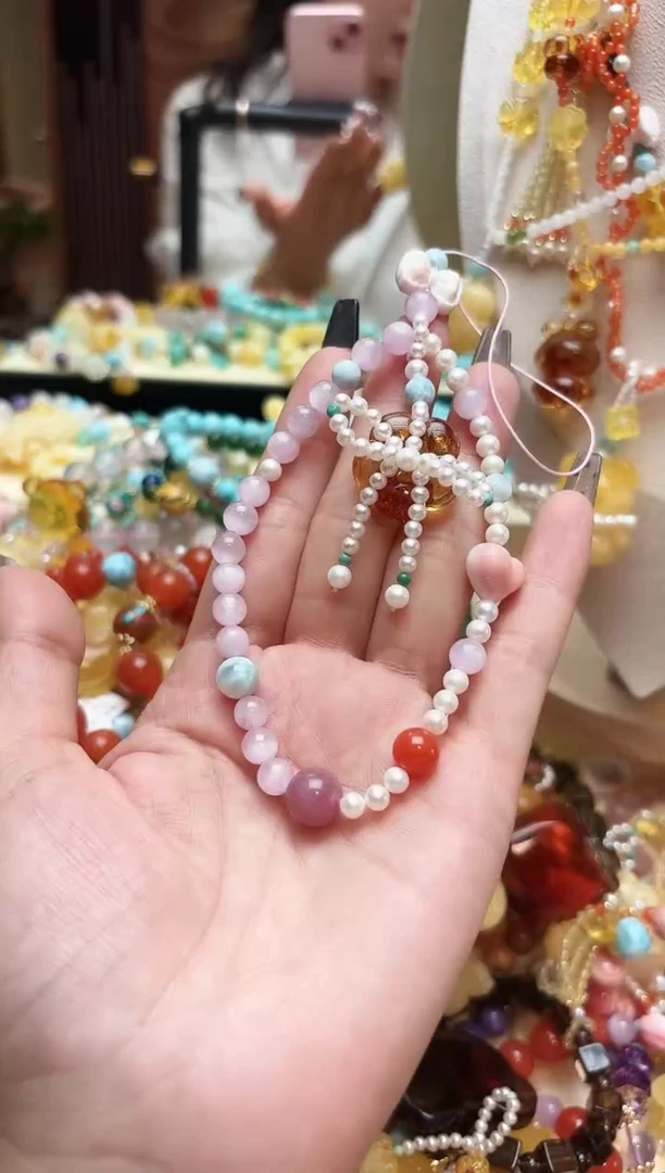 【闪购商品】琥珀颈饰未镶嵌2.2手工编织商品11
