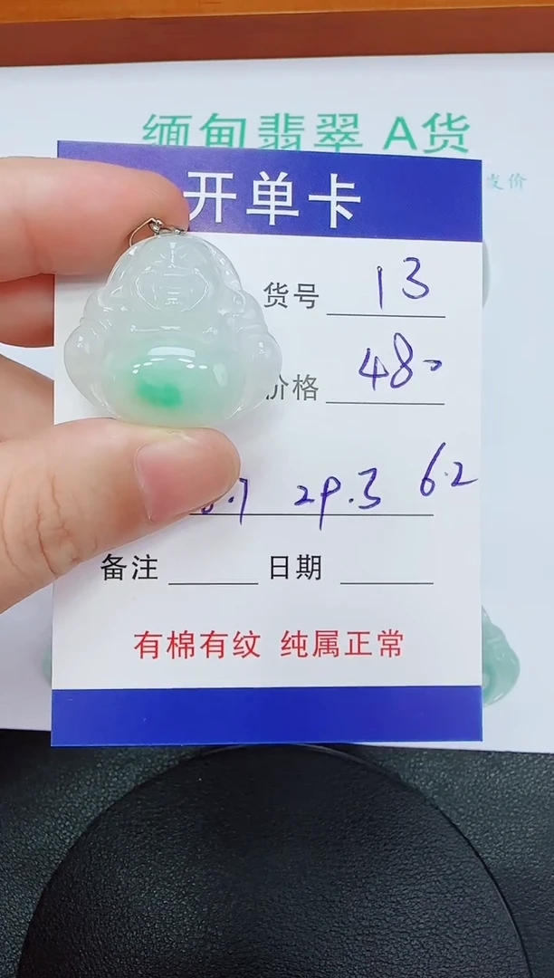 吊坠(赠链)未镶嵌翡翠13