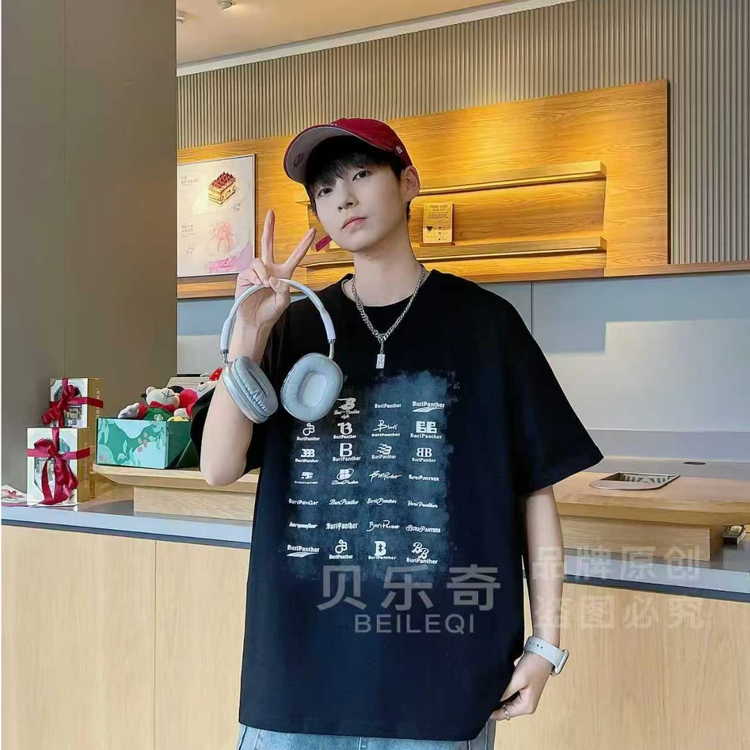 113～贝乐奇•青少年潮牌高品质夏季休闲短袖