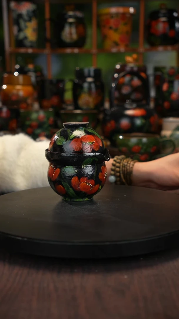 油画 手绘釉下彩