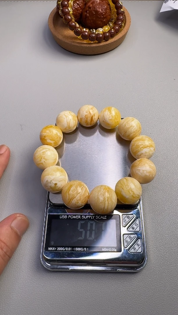 手链蜜蜡未镶嵌蜜蜡