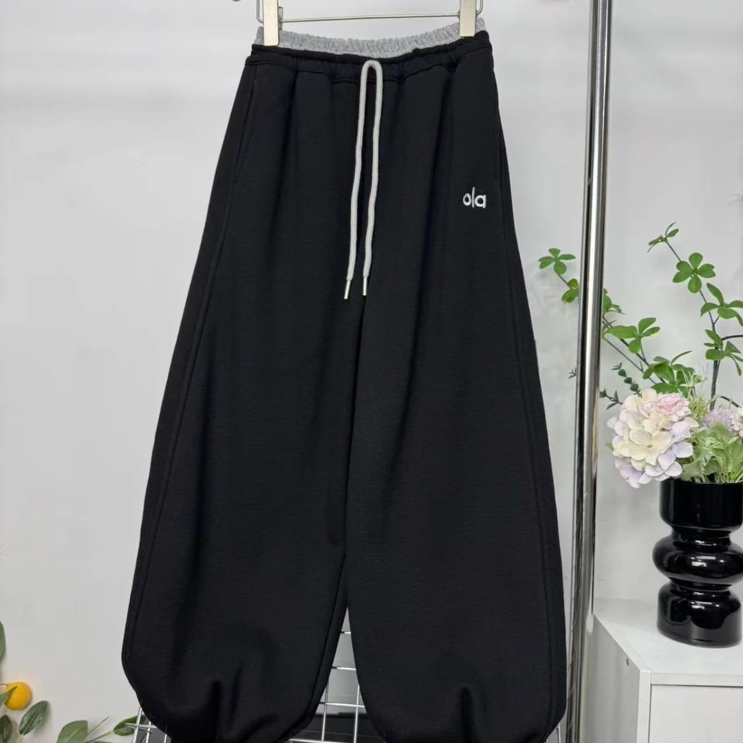 001-儿童冬季字母加绒休闲裤