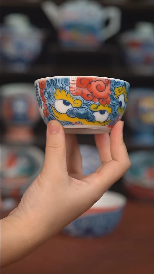 昨明醒狮水缸杯  （微瑕福利 ）