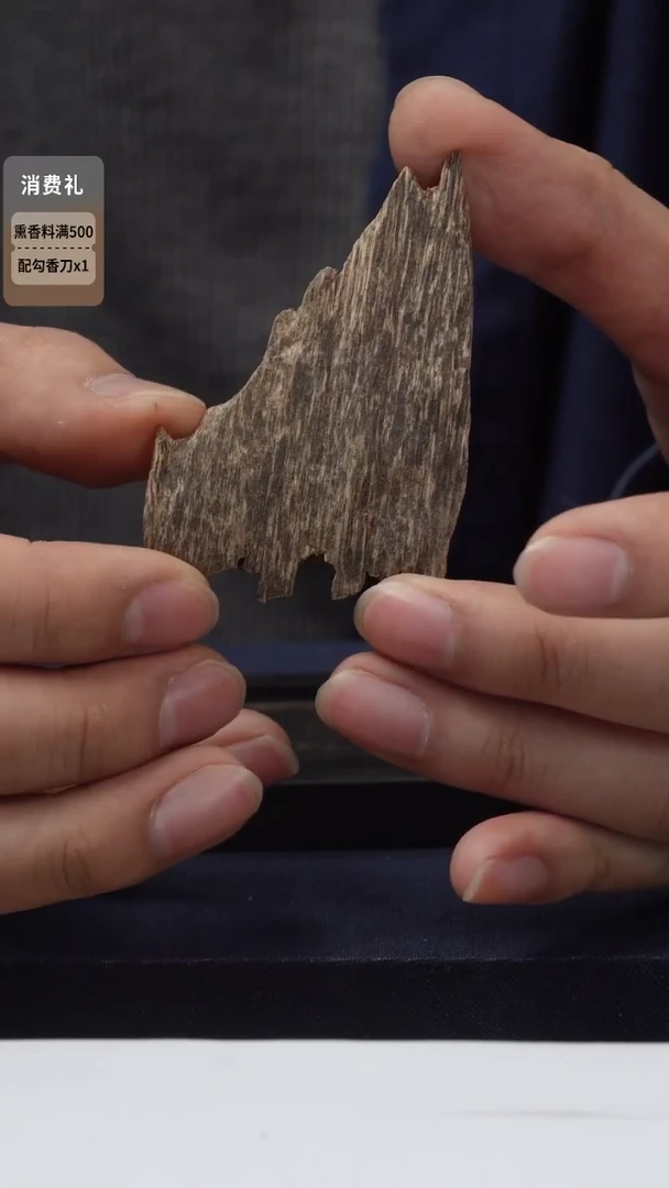 沉香沉香碎屑1201越树心虫漏料重4.22克