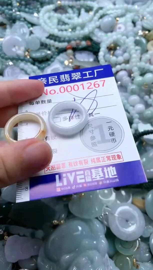 翡翠未镶嵌吊坠(不含链)1267