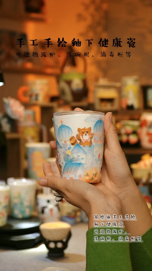 【闪购商品】陶瓷景德镇高温釉下彩&W301