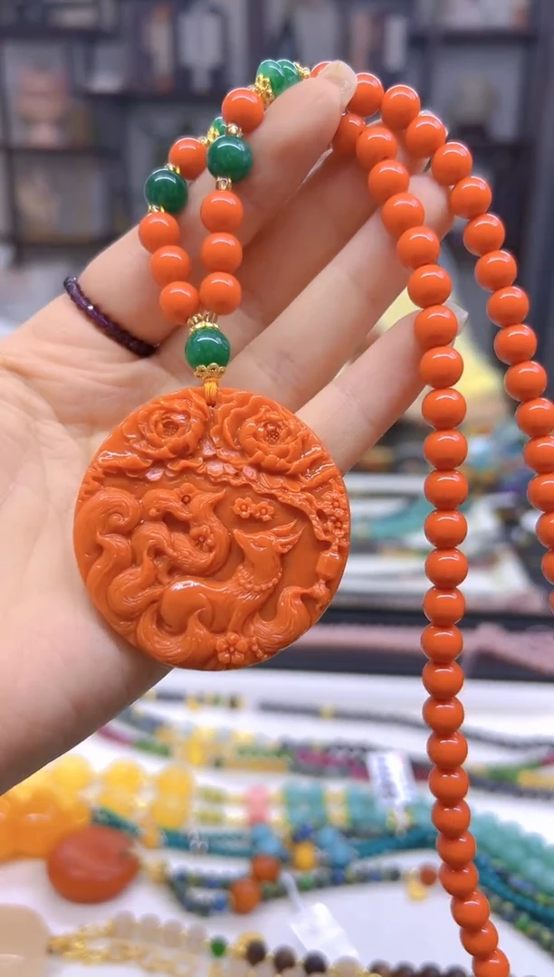 玛瑙/玉髓毛衣链未镶嵌M193