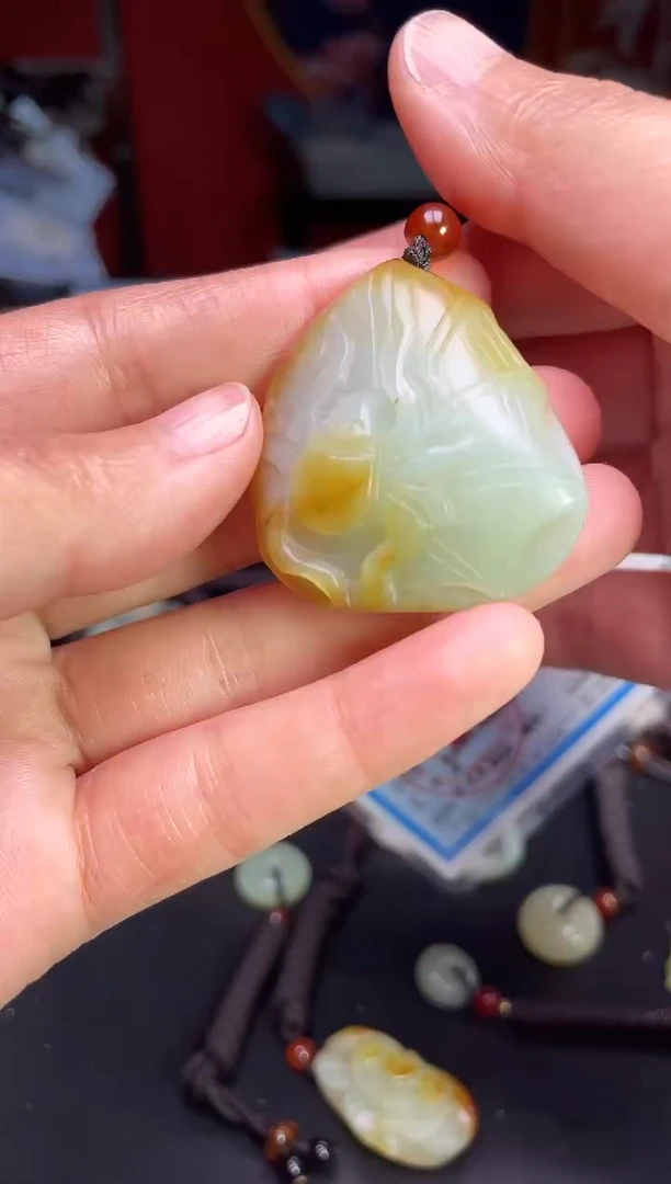 颈饰未镶嵌和田玉123