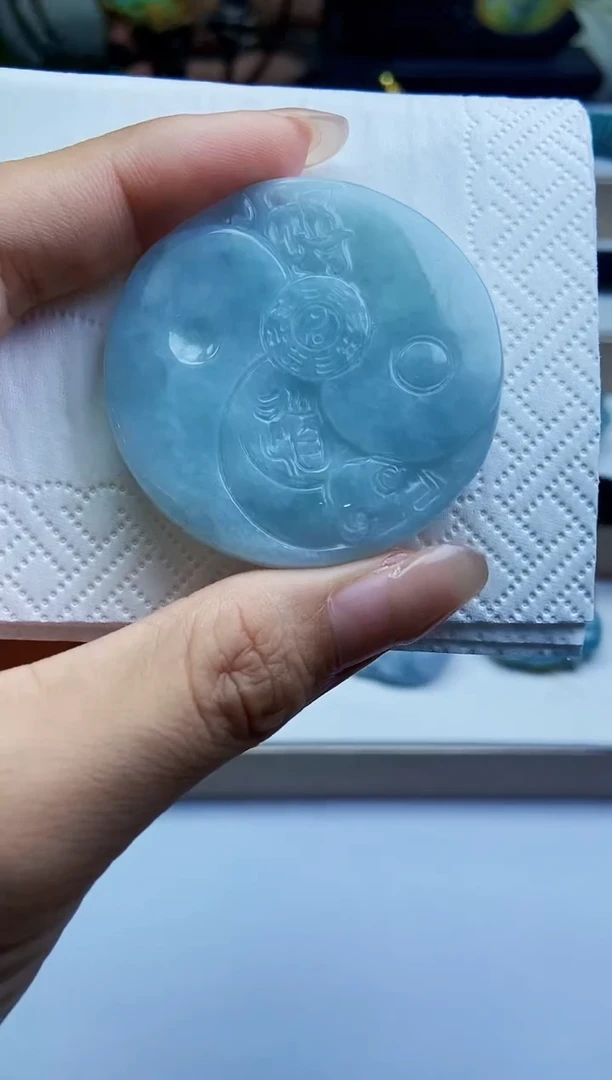 颈饰未镶嵌翡翠翡翠A货