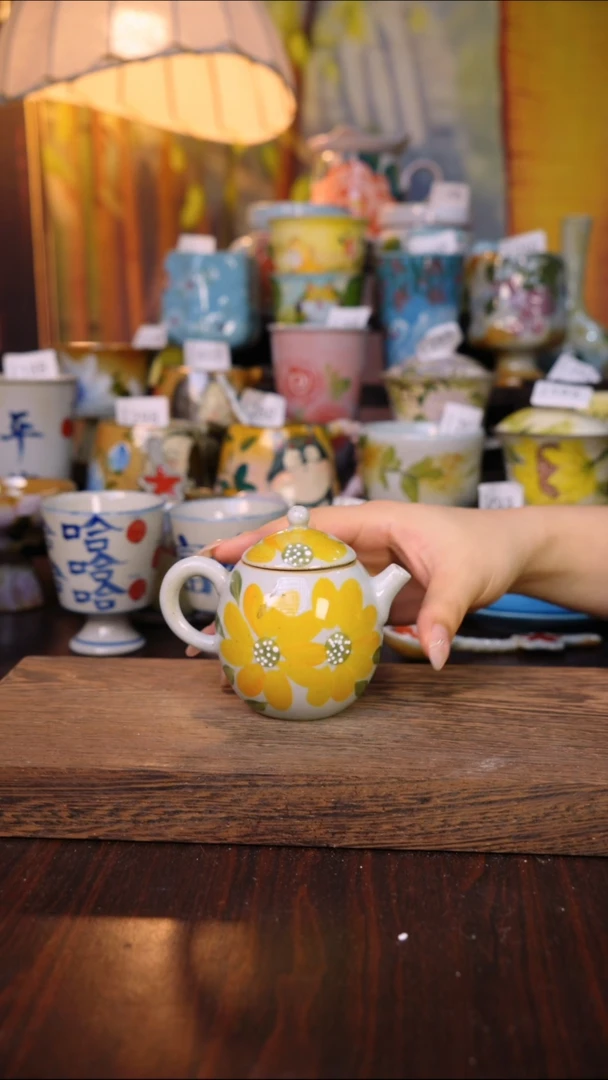 摆件泥垚手作 景德镇手工手绘器物
