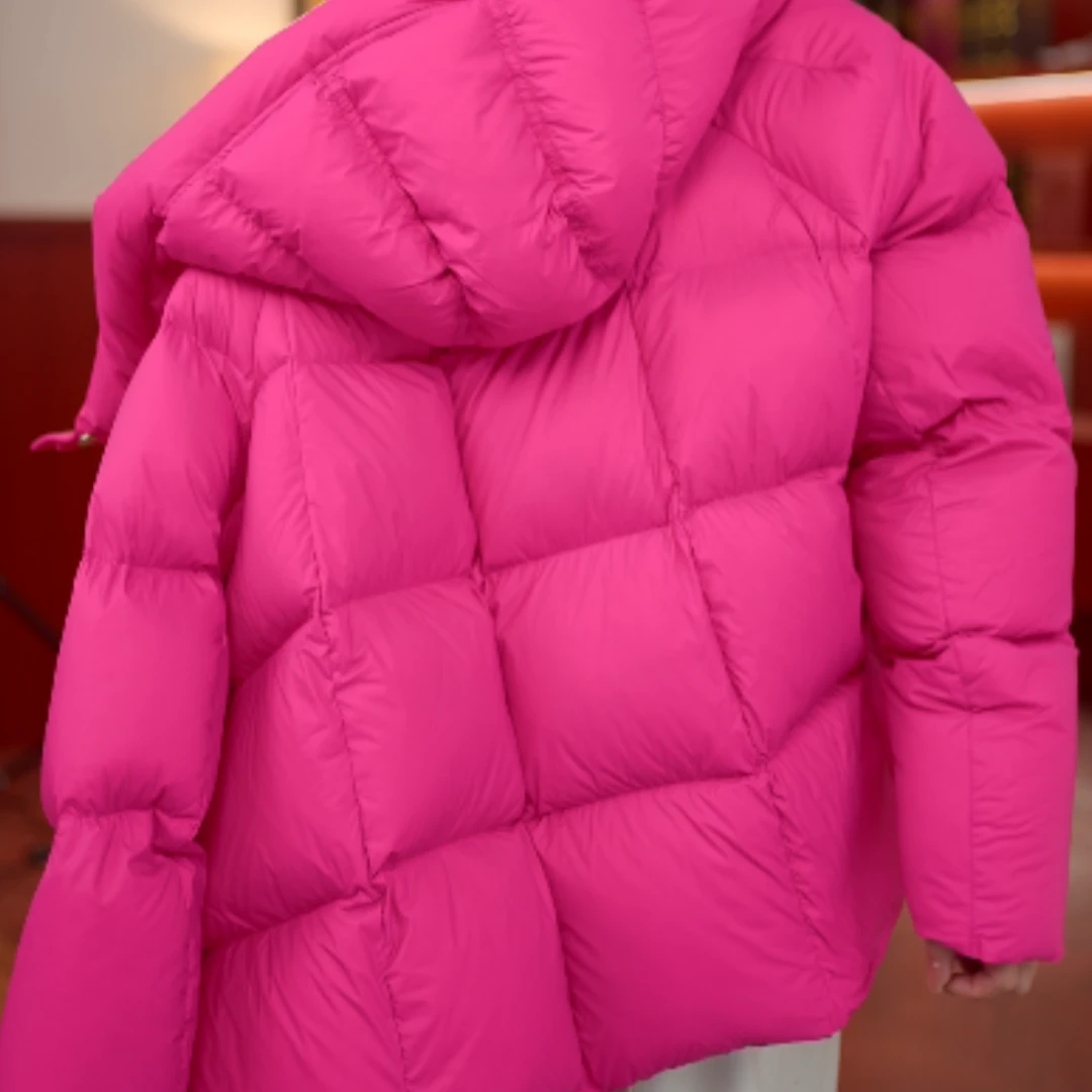 奇芸-2025时尚冬季轻奢羽绒服W55Q42074